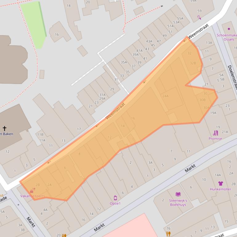 Kaart van postcodegebied 8331JB.