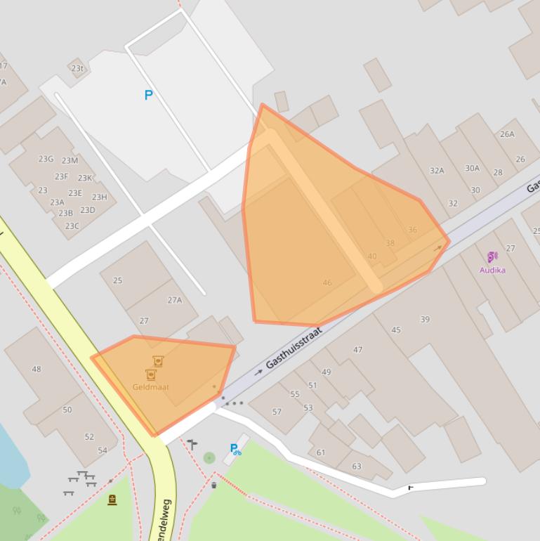 Kaart van postcodegebied 8331JR.