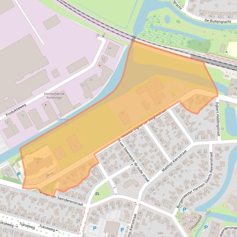 Kaart van postcodegebied 8331KG.