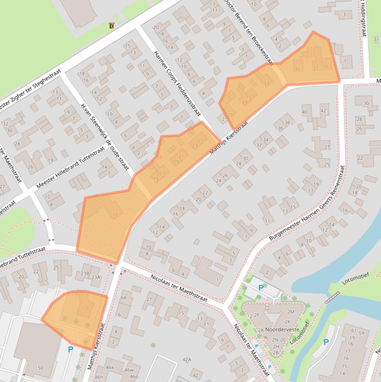 Kaart van postcodegebied 8331KN.