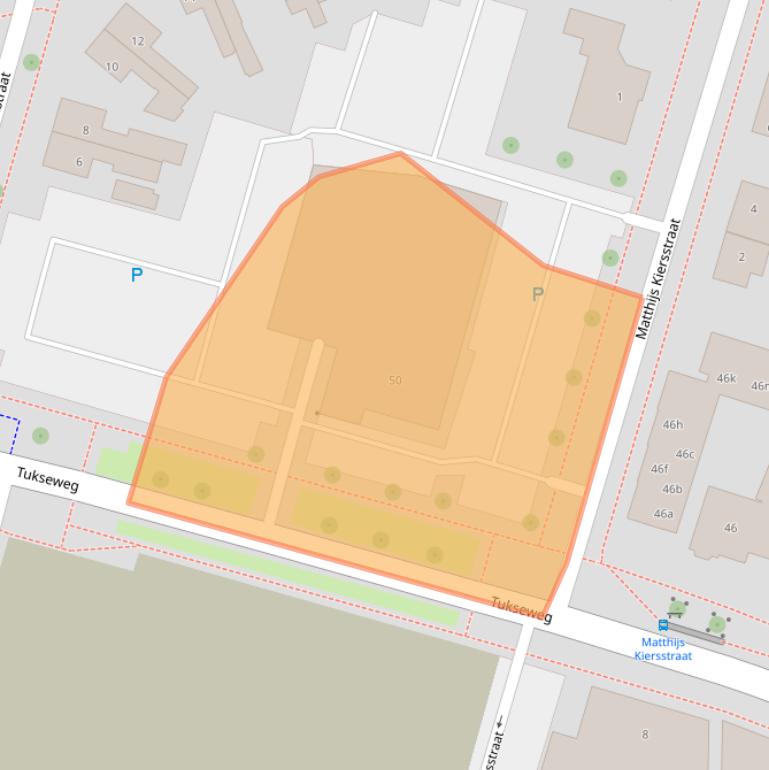 Kaart van postcodegebied 8331LD.