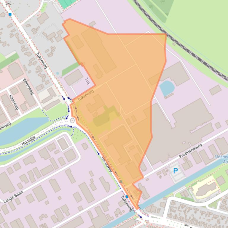 Kaart van postcodegebied 8331LH.