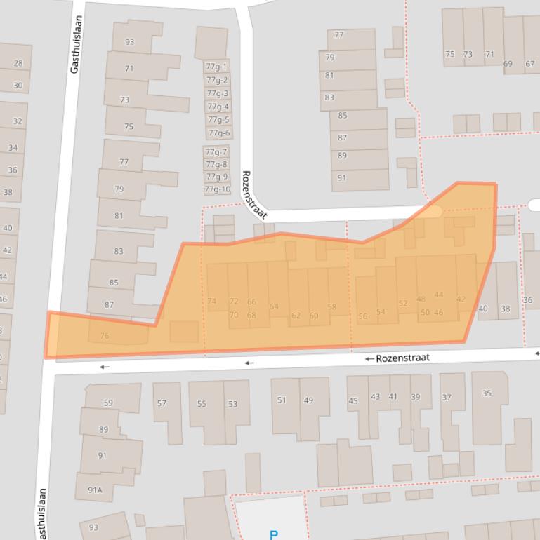 Kaart van postcodegebied 8331NH.