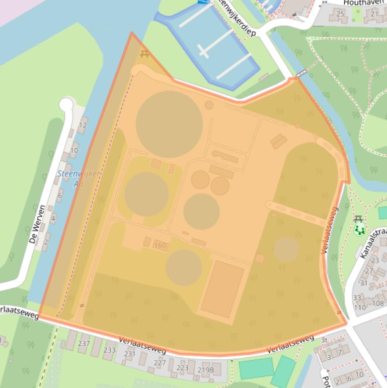 Kaart van postcodegebied 8331PH.