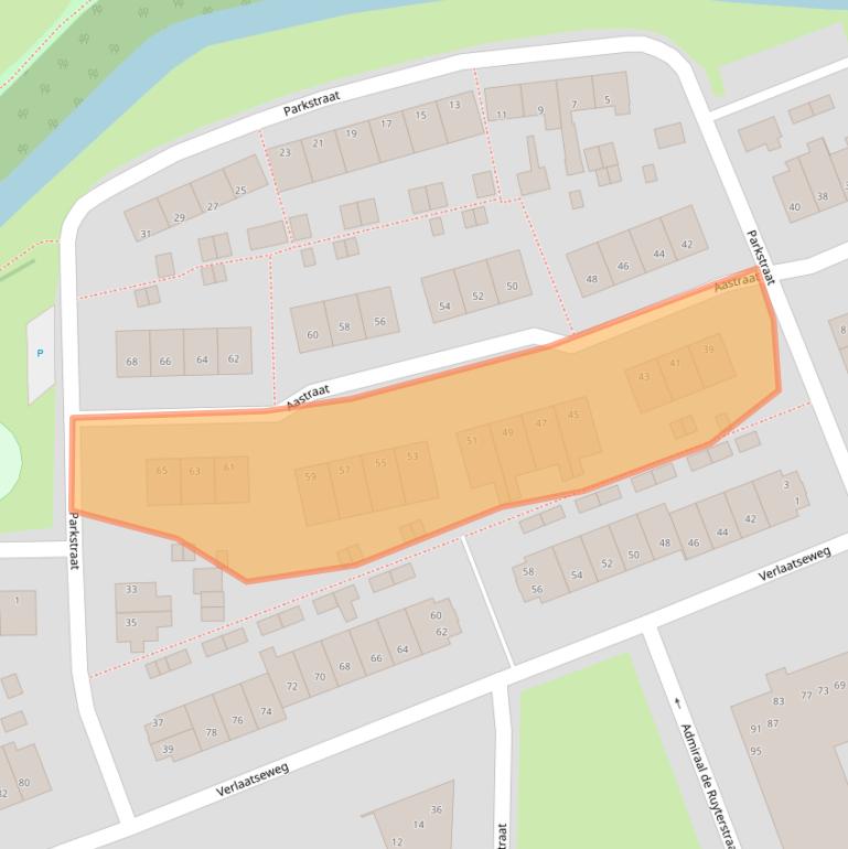 Kaart van postcodegebied 8331PK.