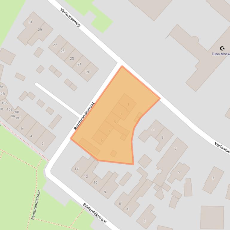 Kaart van postcodegebied 8331RK.