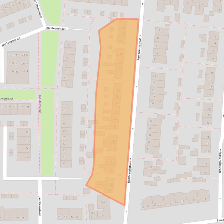 Kaart van postcodegebied 8331RP.