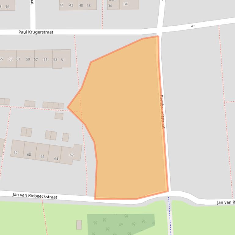 Kaart van postcodegebied 8331RR.