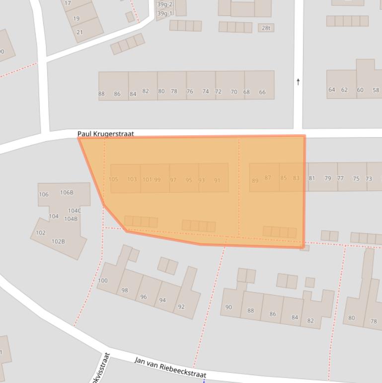 Kaart van postcodegebied 8331SH.