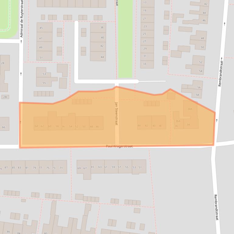 Kaart van postcodegebied 8331SK.