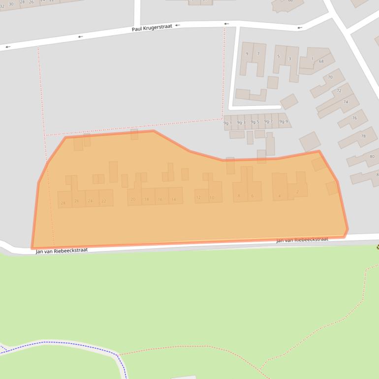 Kaart van postcodegebied 8331ST.