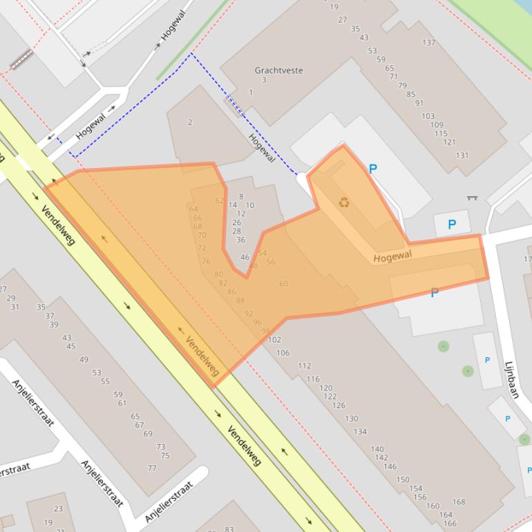 Kaart van postcodegebied 8331WH.