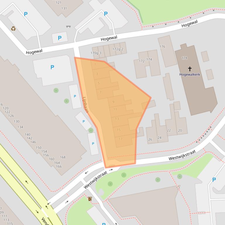 Kaart van postcodegebied 8331WS.