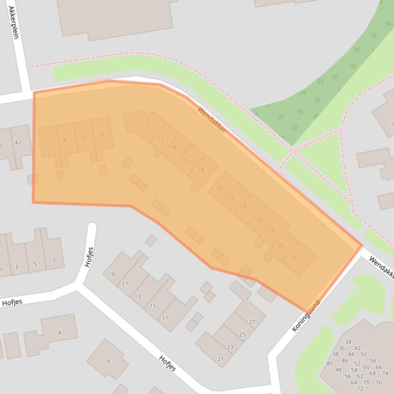 Kaart van postcodegebied 8331XN.
