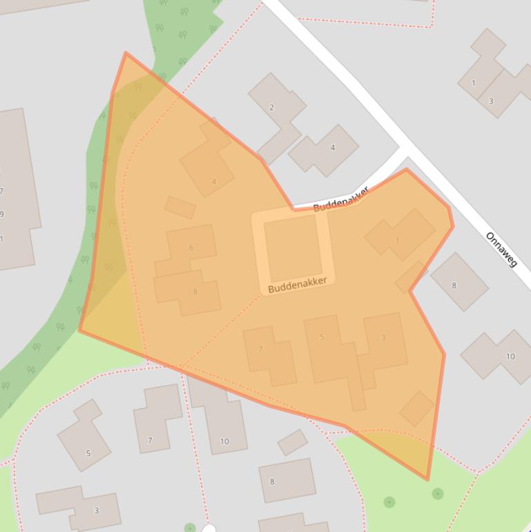 Kaart van postcodegebied 8331XP.