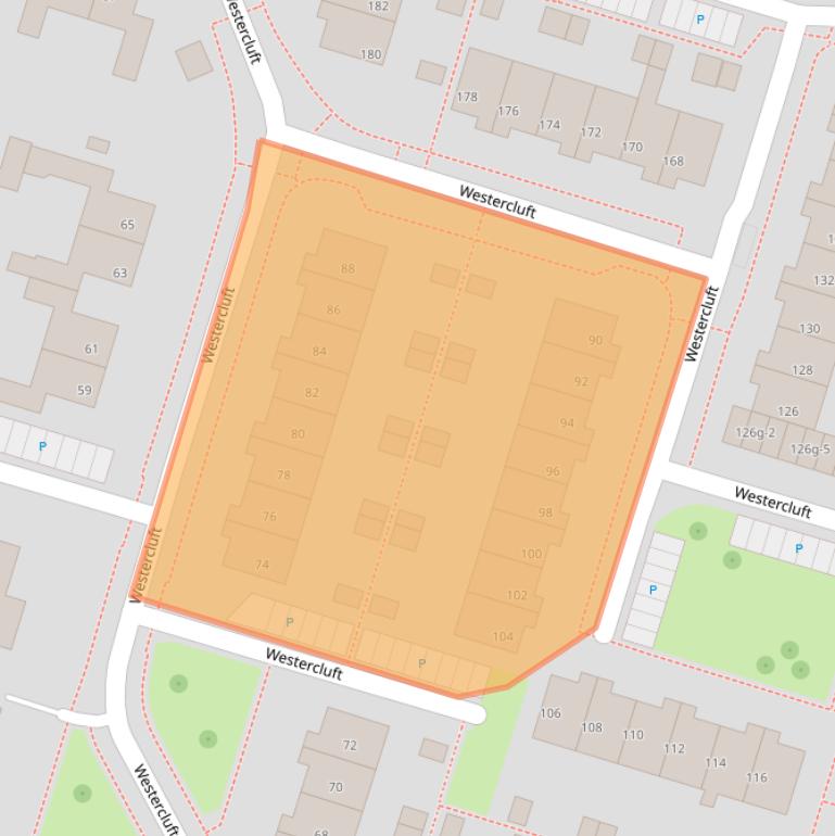 Kaart van postcodegebied 8332AG.