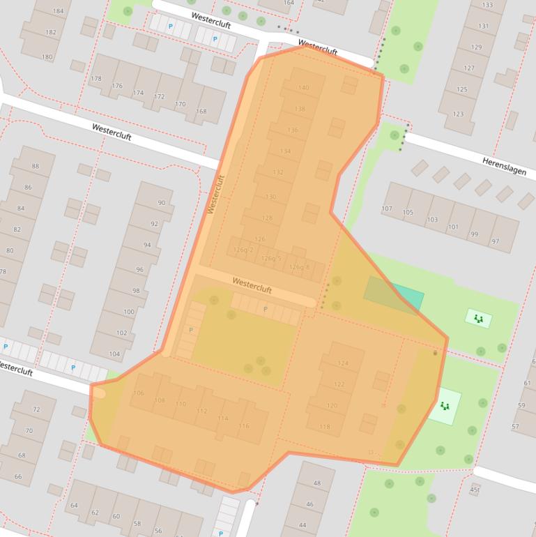 Kaart van postcodegebied 8332AH.