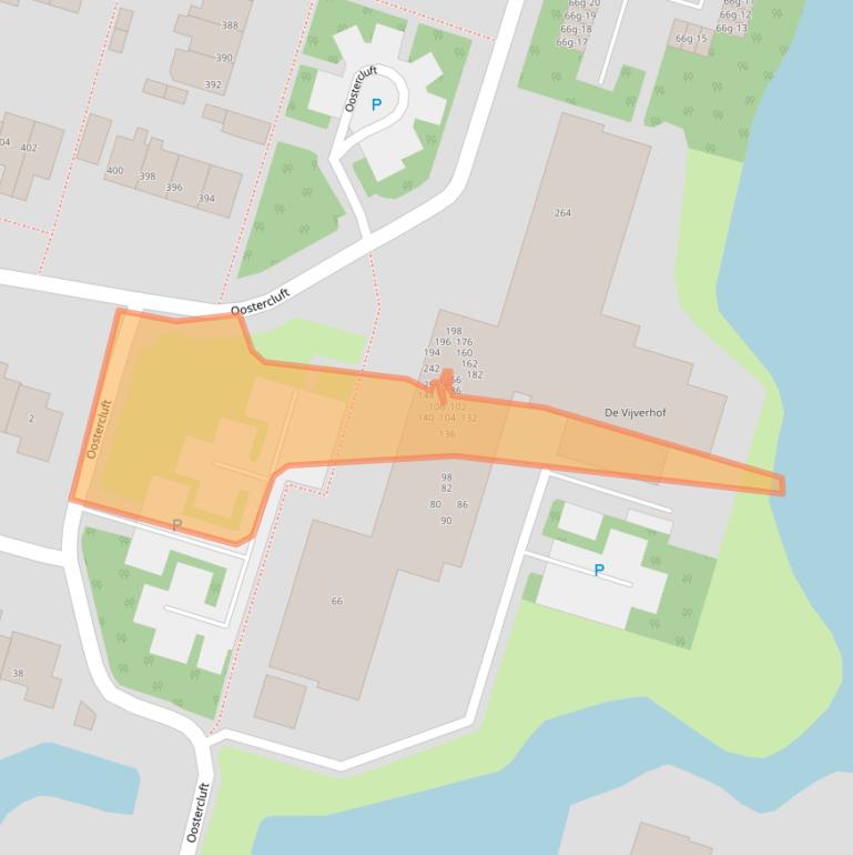 Kaart van postcodegebied 8332DJ.