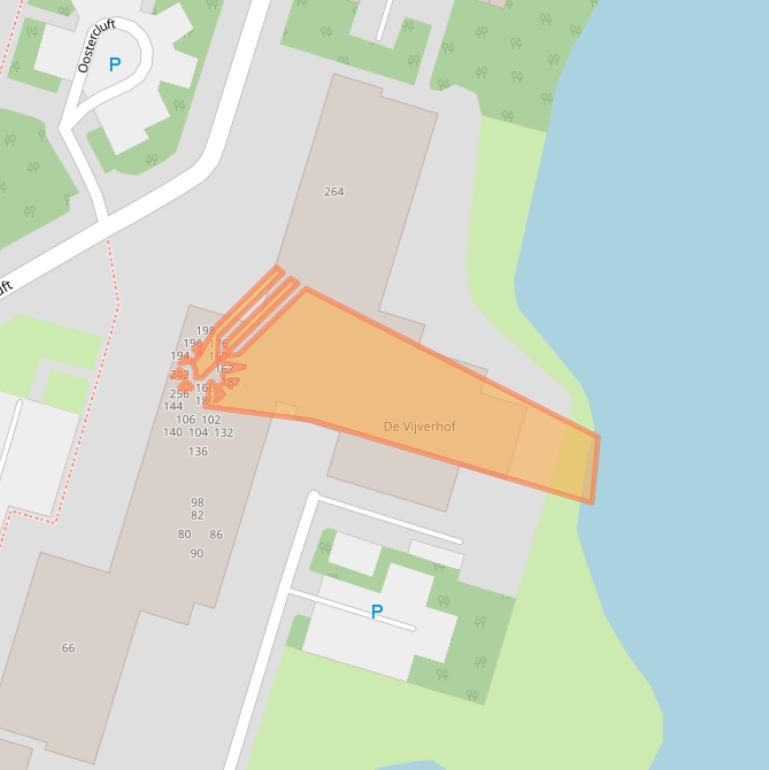 Kaart van postcodegebied 8332DL.