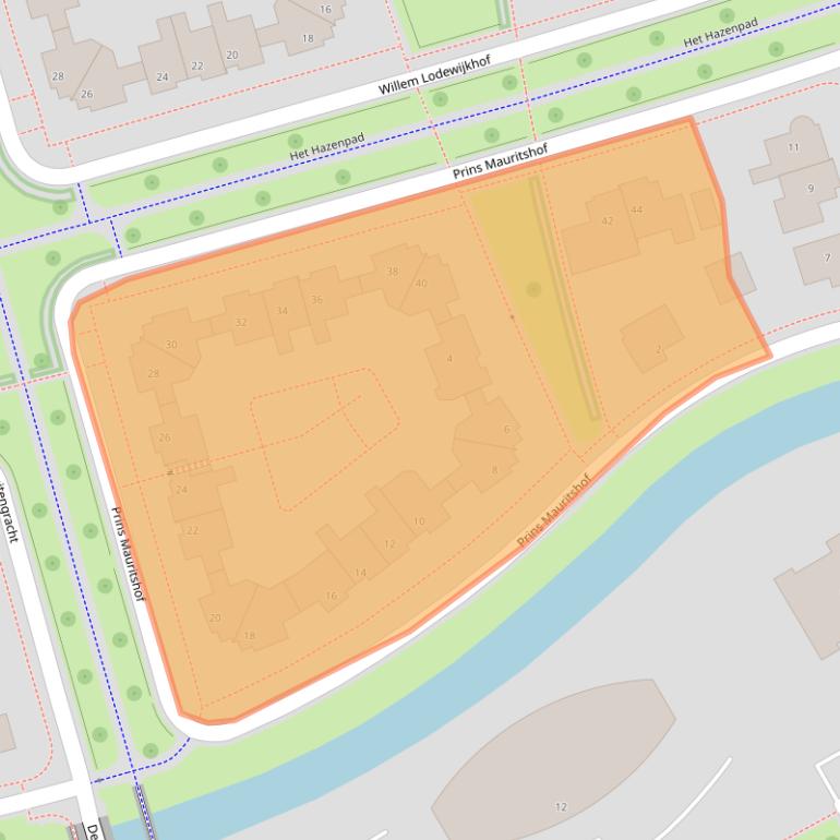 Kaart van postcodegebied 8332GB.