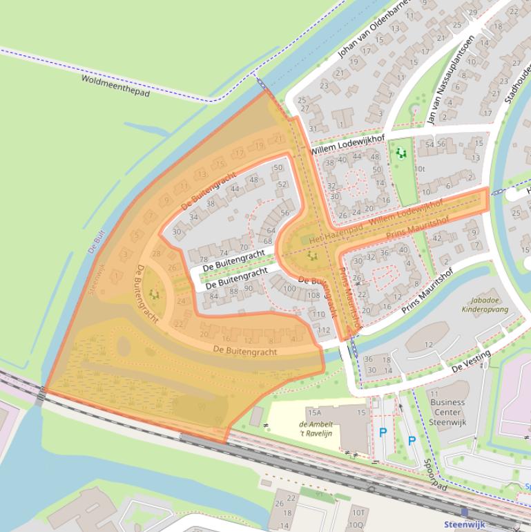 Kaart van postcodegebied 8332GD.