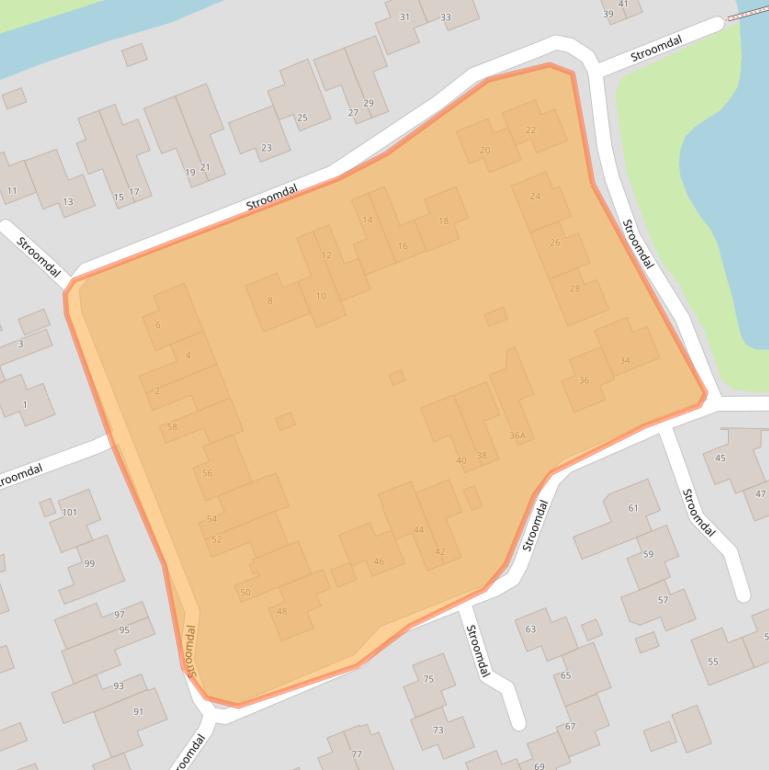 Kaart van postcodegebied 8332KJ.