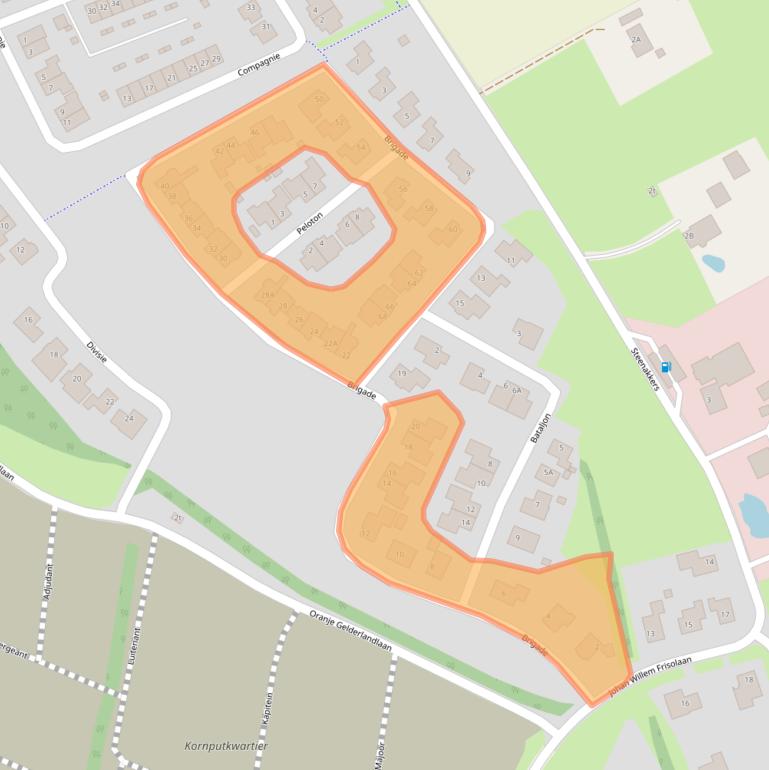 Kaart van postcodegebied 8333DM.