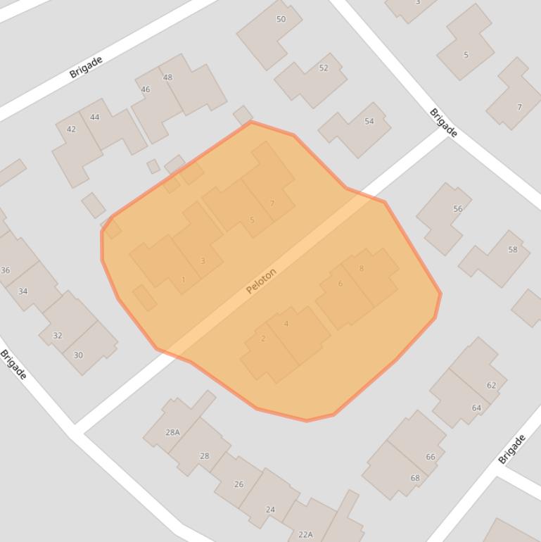 Kaart van postcodegebied 8333DN.