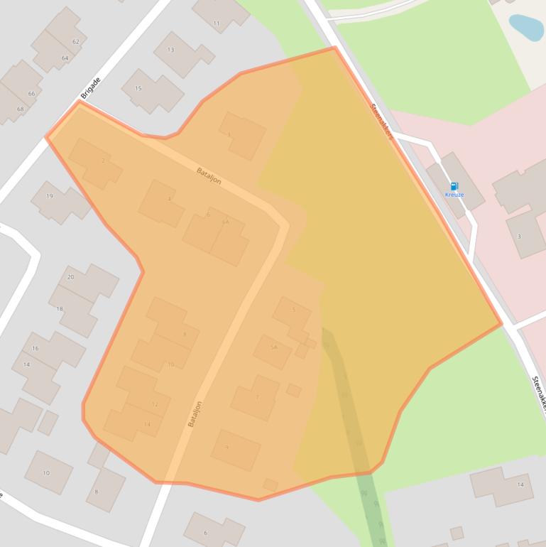 Kaart van postcodegebied 8333DP.