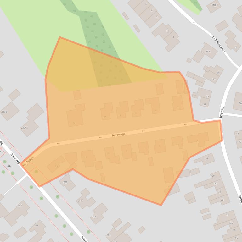 Kaart van postcodegebied 8334MG.