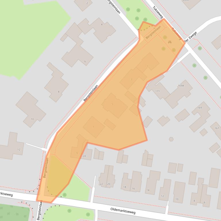 Kaart van postcodegebied 8334MH.