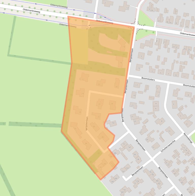 Kaart van postcodegebied 8334MN.