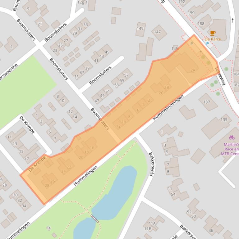 Kaart van postcodegebied 8334MS.