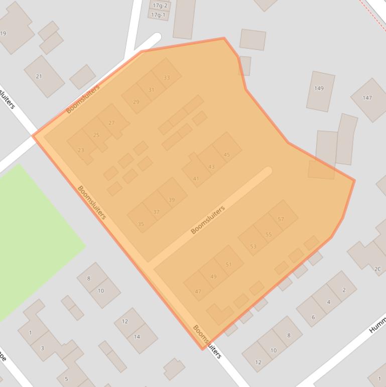 Kaart van postcodegebied 8334MZ.