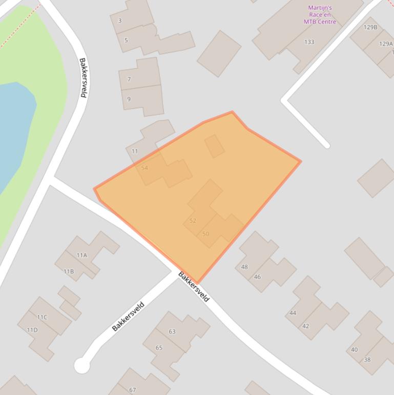 Kaart van postcodegebied 8334NM.