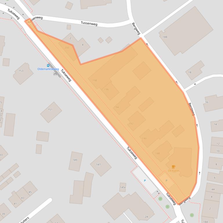 Kaart van postcodegebied 8334RX.