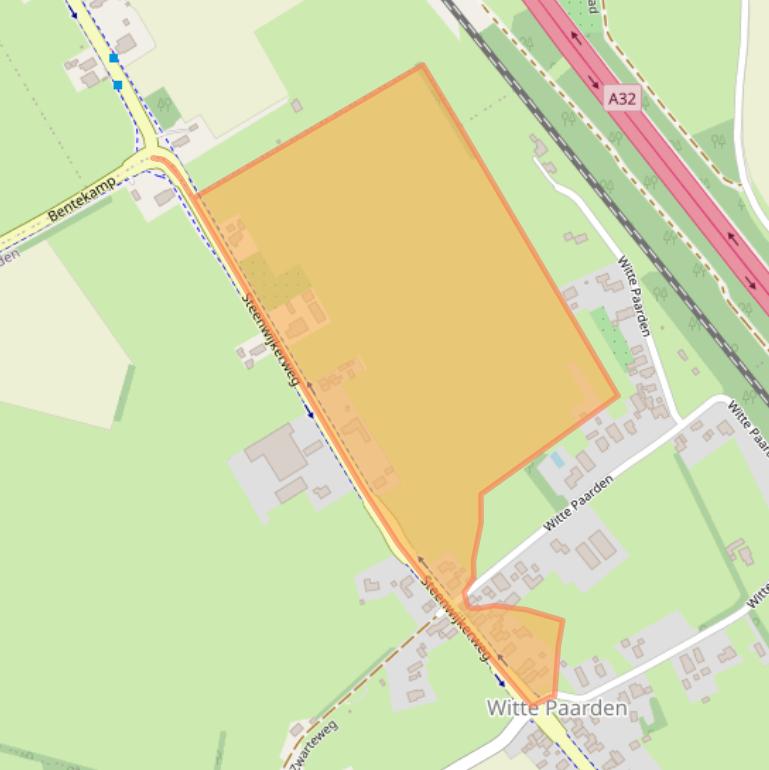 Kaart van postcodegebied 8335LG.