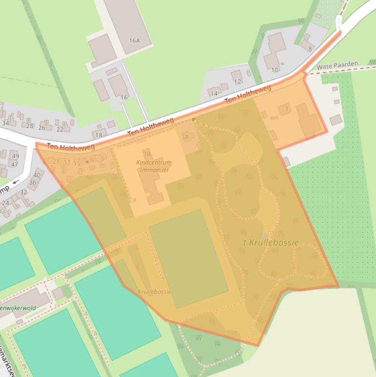 Kaart van postcodegebied 8341PD.