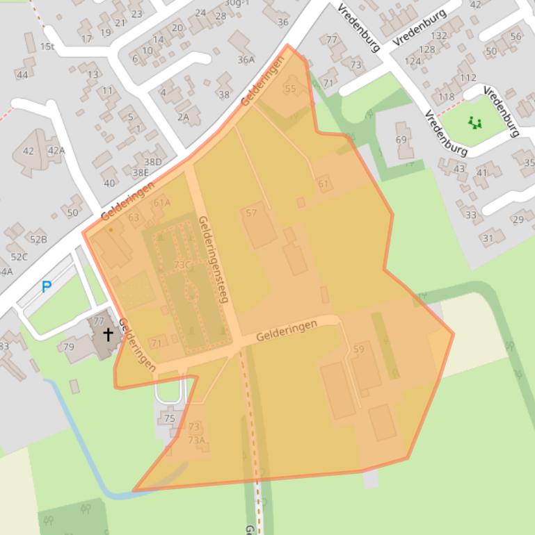 Kaart van postcodegebied 8341PT.