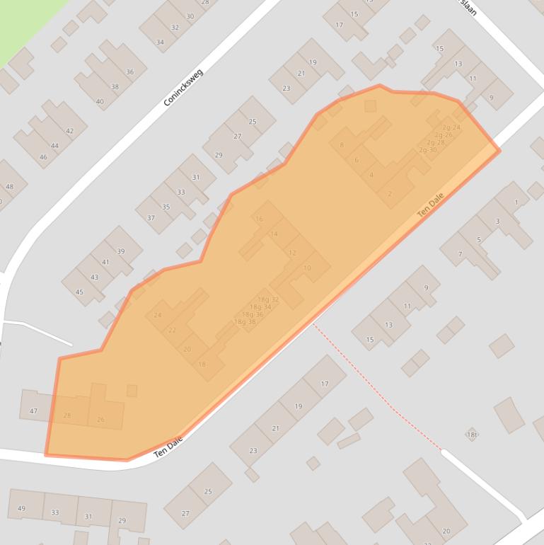 Kaart van postcodegebied 8341RC.