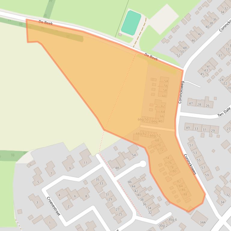 Kaart van postcodegebied 8341RK.