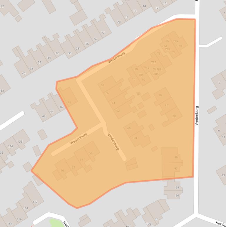 Kaart van postcodegebied 8341RR.