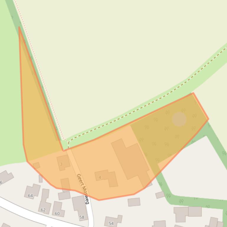 Kaart van postcodegebied 8341SL.