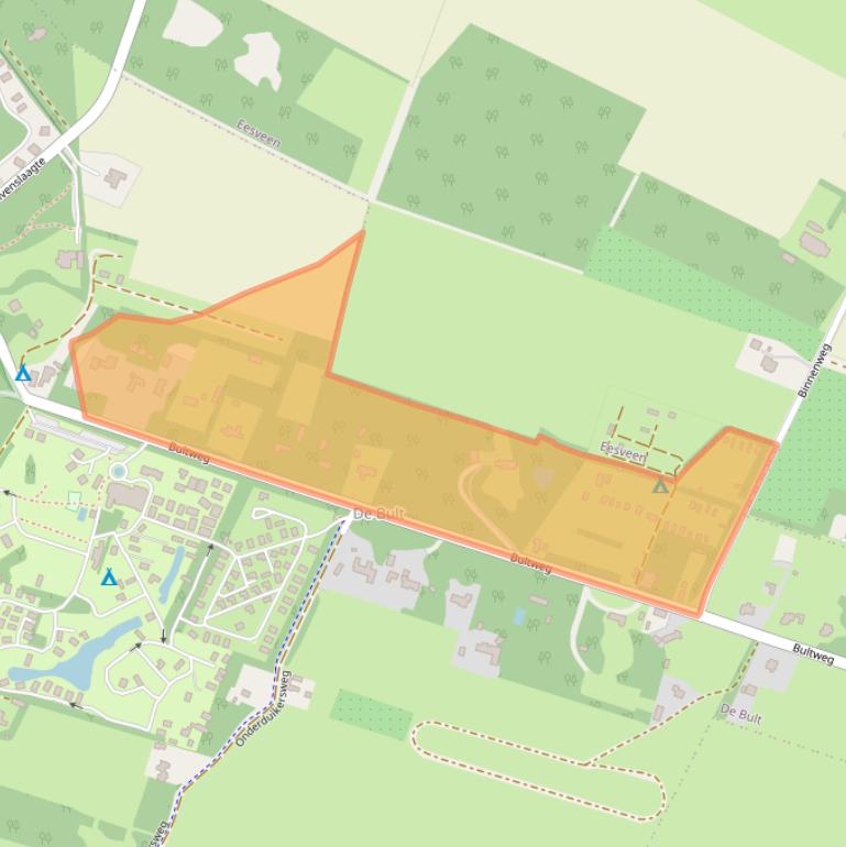 Kaart van postcodegebied 8346KC.