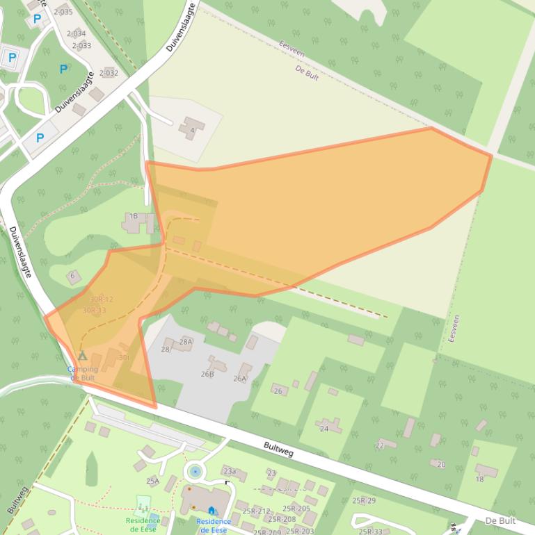 Kaart van postcodegebied 8346KD.