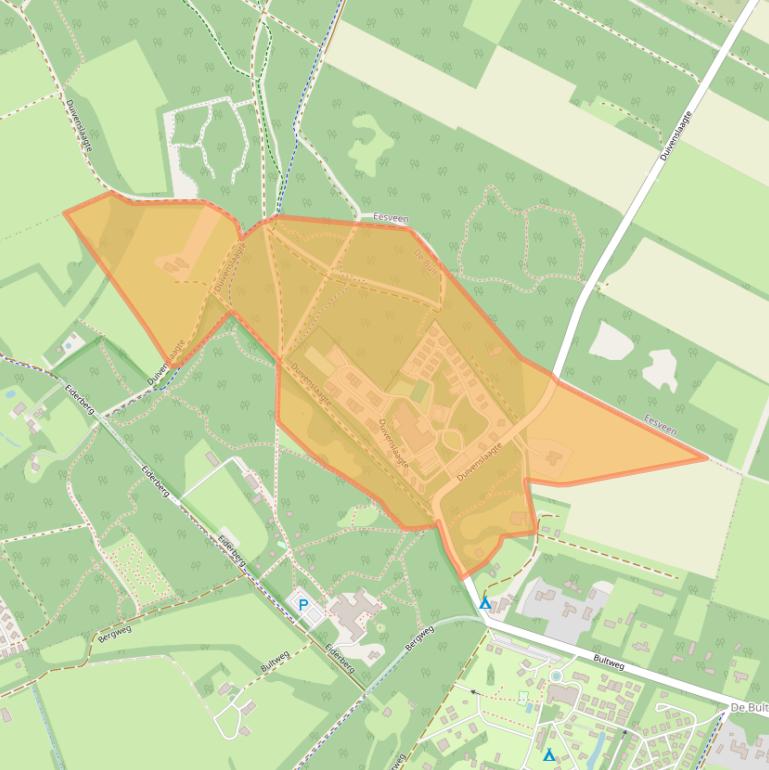 Kaart van postcodegebied 8346KH.