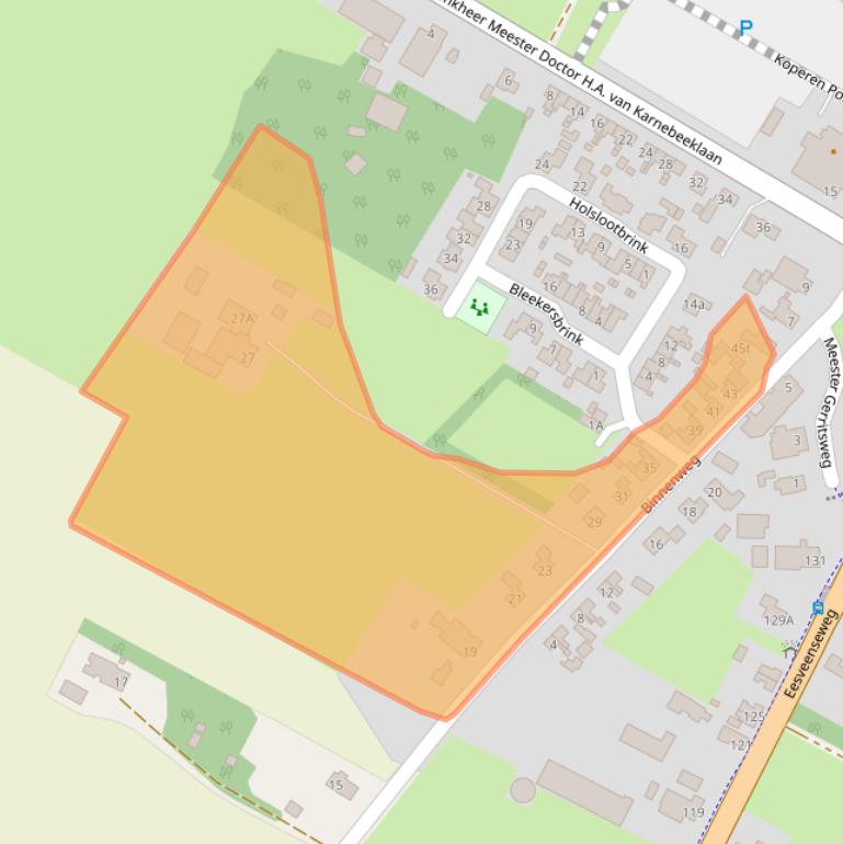 Kaart van postcodegebied 8347JM.