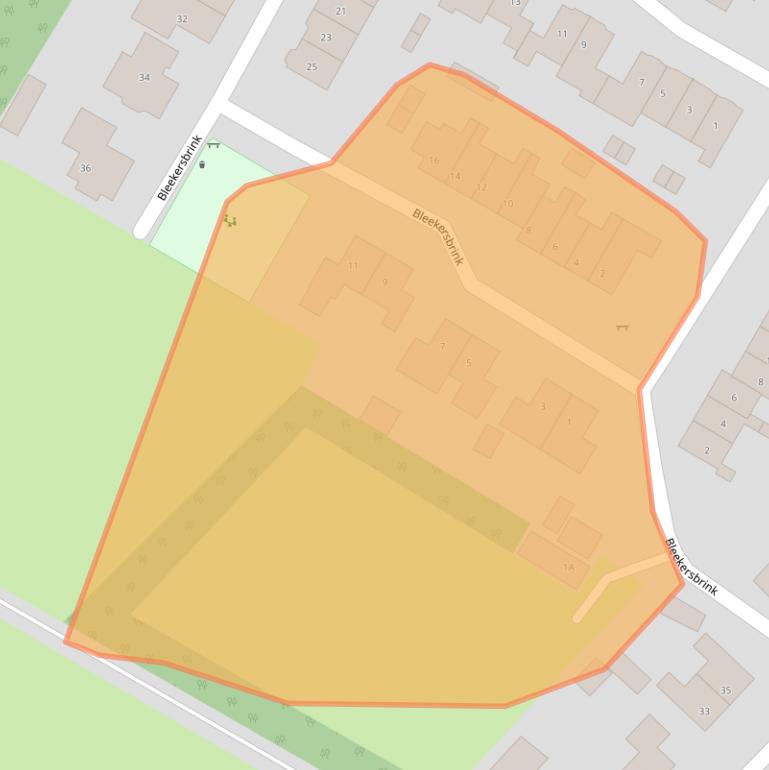 Kaart van postcodegebied 8347JR.