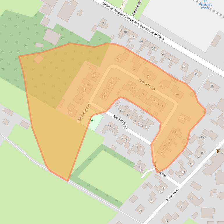 Kaart van postcodegebied 8347JS.