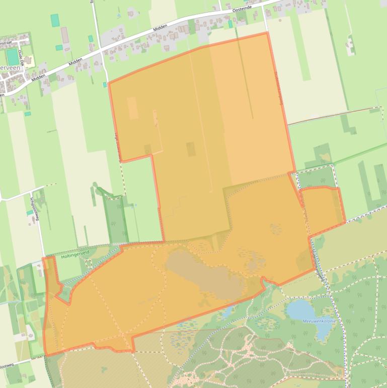 Kaart van postcodegebied 8351GE.